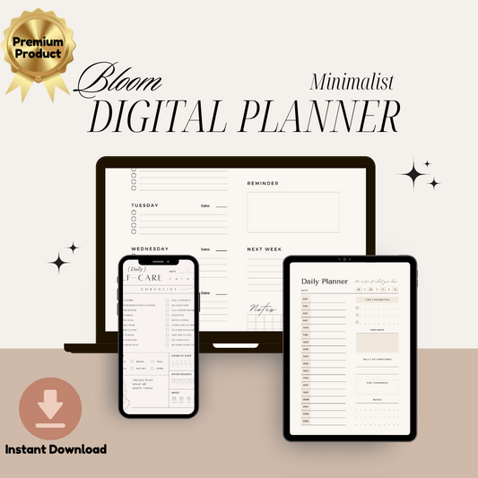 Bloom-The Elegant Minimalist Digital Planner